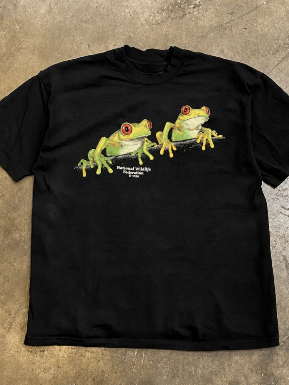 Victory Frog Frogs Amphibian Blue Cotton Mountain T-Shirt S-3X